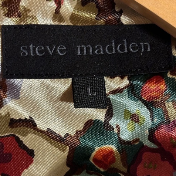 Steve Madden belted Mock Neck Peacoat Outerwear - Picture 3 of 5